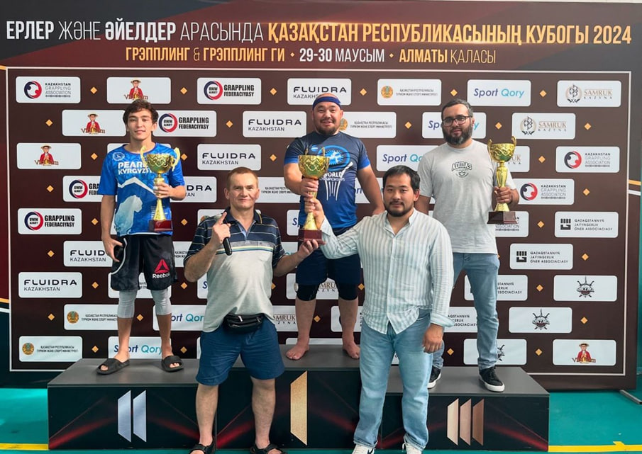 В Алмате завершился Кубок Казахстана среди мужчин и женщиин по грэпплингу ги и но ги